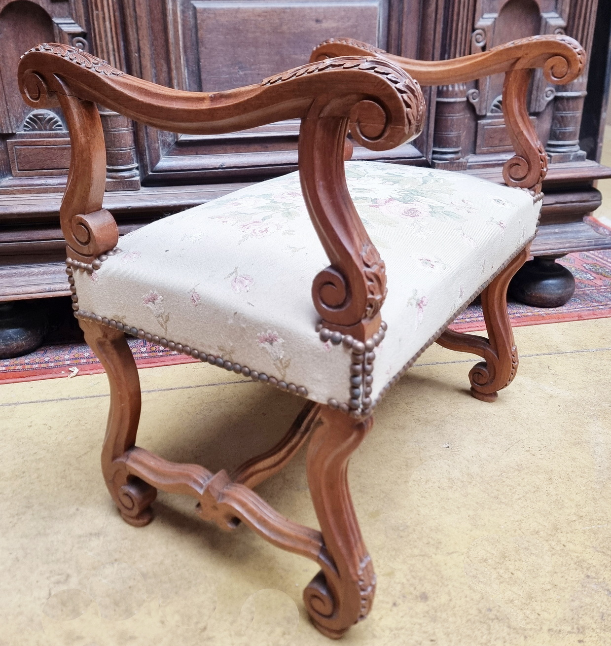A French Regence Tabouret Stool